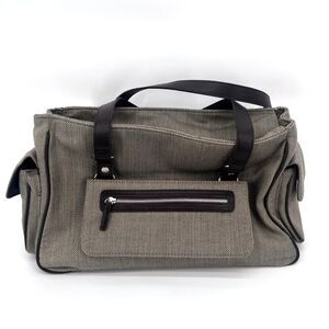 Bath & Body Works Brown‎ Tweed Travel Carry On Luggage Duffel Tote Bag